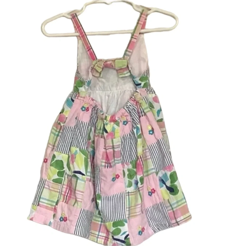 Gymboree Patchwork Girls Dress Sz 12-18mos